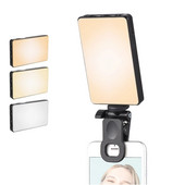 Mini Clip-on Mobilusis Telefonas LED Light Selfie Light 120 LED 2500K-9000K W / Baterija iPhone Samsung Huawei Xiaomi išmaniesiems telefonams