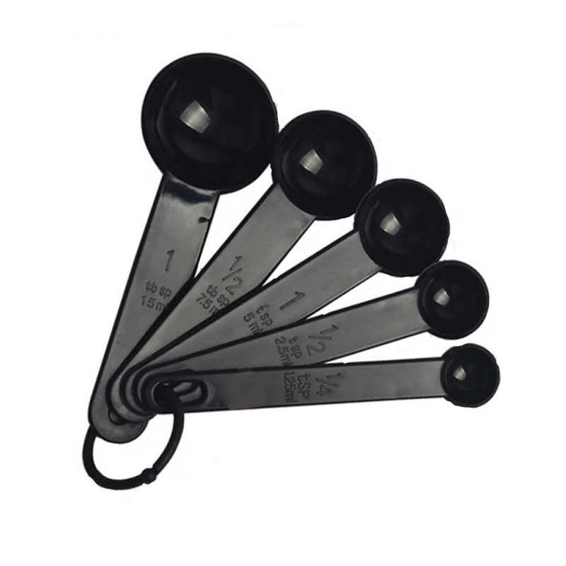 5/8/11 vnt Matavimo šaukštai Arbatinis šaukštelis cukraus kaušelis pyrago kepimo miltų matavimo puodeliai nerūdijančio plieno rankena Virtuvės matavimo įrankiai