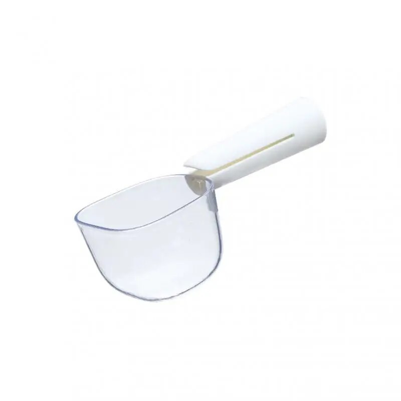 Daugiafunkcis kaušelis ryžių šaukštas Ekonomiškas stambių grūdų didelės talpos ledo kastuvas Miltų šaukštas permatomas skalės matavimo šaukštas