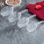 Mini ledo kaušeliai skaidrūs ledo kaušeliai vakarėlio baras bufetas virtuvės įtaisas saldainiams desertui miltų kaušelis grūdų sausoms prekėms kastuvas