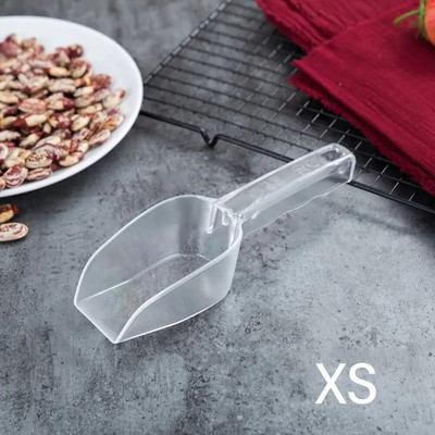 Mini ledo kaušeliai skaidrūs ledo kaušeliai vakarėlio baras bufetas virtuvės įtaisas saldainiams desertui miltų kaušelis grūdų sausoms prekėms kastuvas