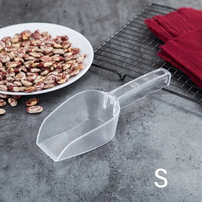 Mini ledo kaušeliai skaidrūs ledo kaušeliai vakarėlio baras bufetas virtuvės įtaisas saldainiams desertui miltų kaušelis grūdų sausoms prekėms kastuvas