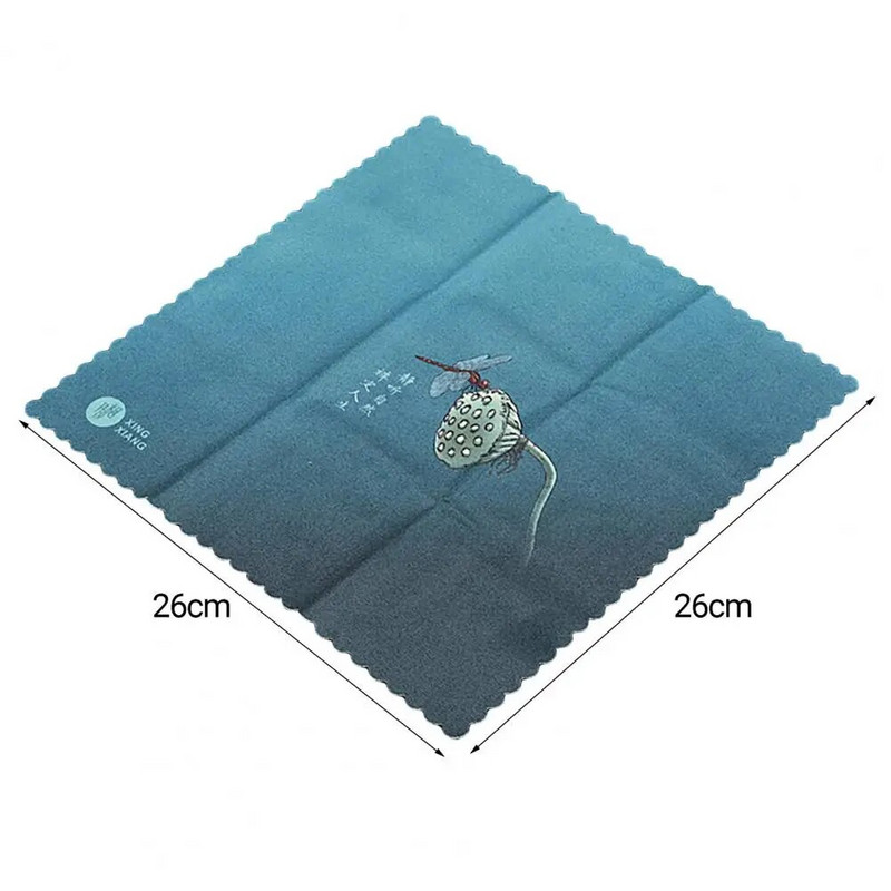 Egyedi teásvászon teáskészlet edényrongy Elegáns, igényes kidolgozású kínai mintás konyharuha