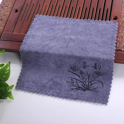 Sugeriantys rankšluosčiai, storas arbatos audinys, arbatos servetėlės, arbatos rinkinio priedai, graži dovana, pluoštas 30*30 cm, 1 vnt.