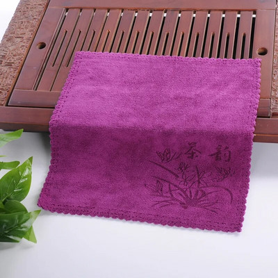 Sugeriantys rankšluosčiai, storas arbatos audinys, arbatos servetėlės, arbatos rinkinio priedai, graži dovana, pluoštas 30*30 cm, 1 vnt.