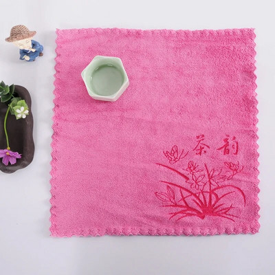 Sugeriantys rankšluosčiai, storas arbatos audinys, arbatos servetėlės, arbatos rinkinio priedai, graži dovana, pluoštas 30*30 cm, 1 vnt.