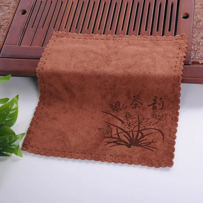 Sugeriantys rankšluosčiai, storas arbatos audinys, arbatos servetėlės, arbatos rinkinio priedai, graži dovana, pluoštas 30*30 cm, 1 vnt.