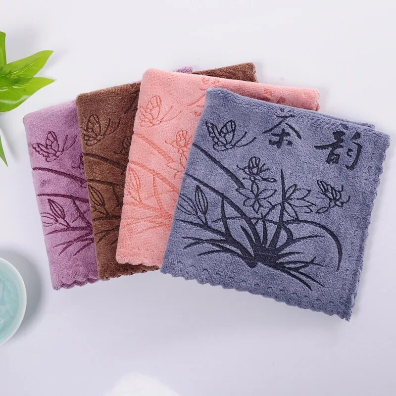 Sugeriantys rankšluosčiai, storas arbatos audinys, arbatos servetėlės, arbatos rinkinio priedai, graži dovana, pluoštas 30*30 cm, 1 vnt.