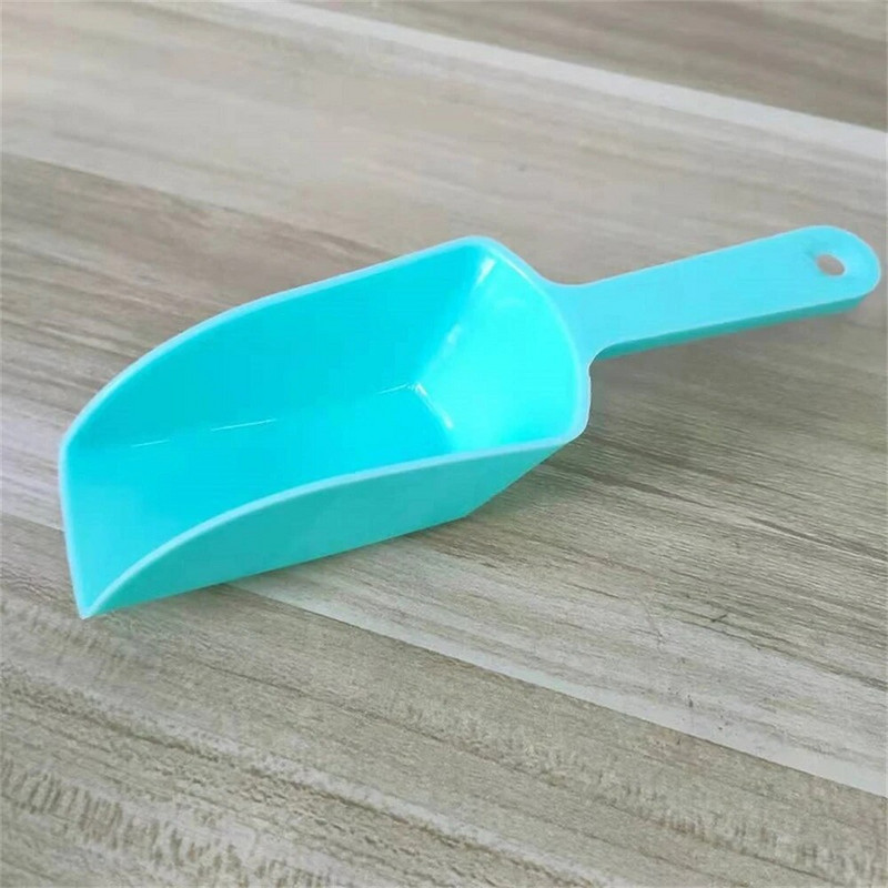 17 * 4 * 4 cm plastikinis universalus kastuvas Lengvai valomas grūdų ryžių semtuvas Kavos pupelių ledo semtuvas Lengvai naudojamas ledo semtuvas