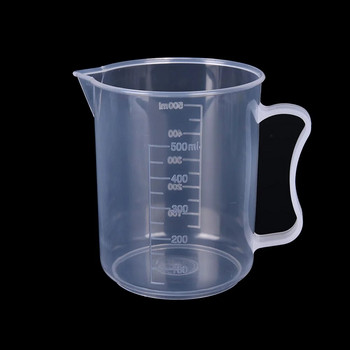 1PC Прозрачна пластмасова градуирана мерителна чаша за печене Бехерова чаша Течна прозрачна мерителна кана Контейнер 30 ml / 50 ml / 500 ml / 1000 ml