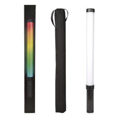 Nauja RGB Stick Light Wand rankinė vamzdinė lemputė LED vaizdo lemputė 3000K-6000K 2600mAh fotografijos apšvietimo užpildymo lempa