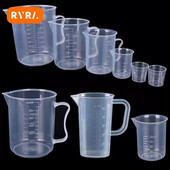 20 ml / 30 ml / 50 ml / 250 ml plastikiniai puodeliai su graduotu matavimo puodeliu piltuvo snapelis be rankenos Virtuvės įrankis Premium skaidrus matavimo puodelis