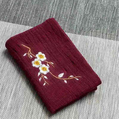 Medvilninis ir lininis rankšluostis Buitinis arbatos rinkinys Valomas sugeriantis arbatos audinys Siuvinėjimas Spausdinimas Sutirštintos arbatos arbatos servetėlės LC629