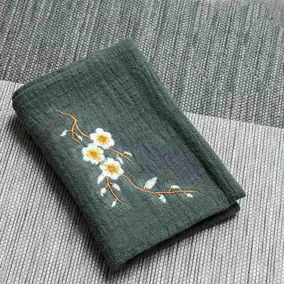 Medvilninis ir lininis rankšluostis Buitinis arbatos rinkinys Valomas sugeriantis arbatos audinys Siuvinėjimas Spausdinimas Sutirštintos arbatos arbatos servetėlės LC629