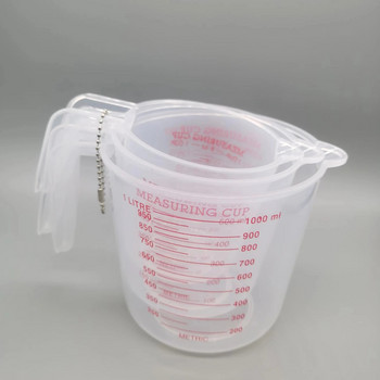 1 τμχ 250/500/1000ml Μεζούρα Υγρού ψησίματος Φλιτζάνι Ζυγαριά PVC Πλαστική Όγκος Μέτρησης Ποτήρι Εργαλεία ψησίματος κουζίνας