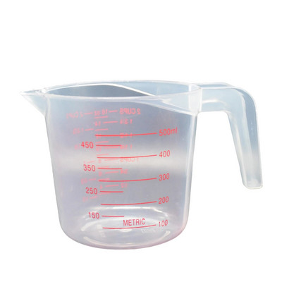 1 vnt 250/500/1000 ml kepimo skysčio matavimo puodeliai PVC svarstyklių puodelis plastikinis tūrio matavimo stiklinė Virtuvės kepimo įrankiai
