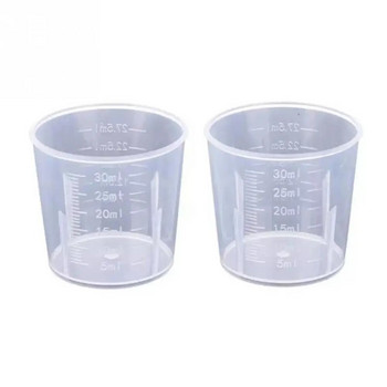 Пластмасова мерителна чаша 20/30/50/250/500/1000 ml Прозрачни мерителни чаши за течност Множество измервателни везни за кухненски инструменти