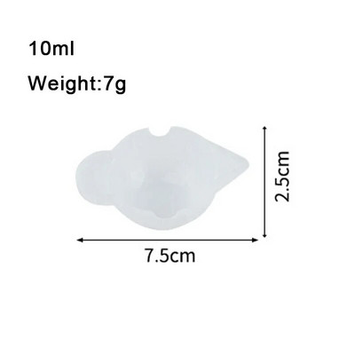 Silikoninis matavimo puodelis su skaidraus mastelio, maisto kokybės, patvarus, nepridegantis „pasidaryk pats“ pyragas, epoksidinės dervos papuošalai, virtuvės kepimo įrankiai