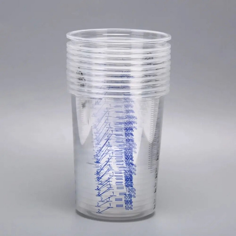 Dažų maišymas Tikslus maišymas Virtuvės įrankiai Pigmento konteineris Graduuotas puodelis Matavimo puodelis Dažymo reikmenys Kalibruotas puodelis