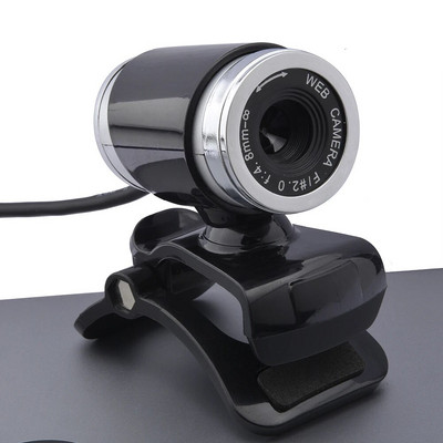 USB Webcam 12.0 MP HD Web Cam Computer Laptop PC 360 Degree Rotatable Clip-on Glass Lens Camera for Youtube Skype MSN