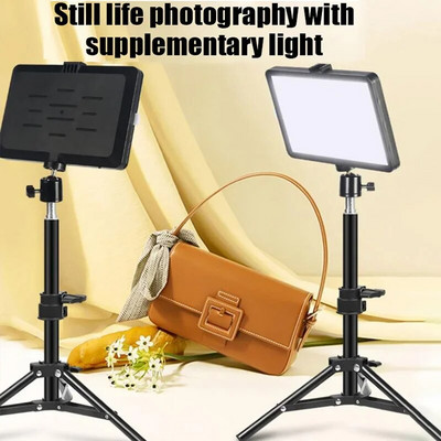 Φωτισμός φωτογραφίας 8 ιντσών με ρυθμιζόμενο φωτιστικό πίνακα LED Φωτισμός βίντεο φωτογραφιών στούντιο Selfie Light Live Stream Λαμπτήρας 4 Έγχρωμος φωτισμός