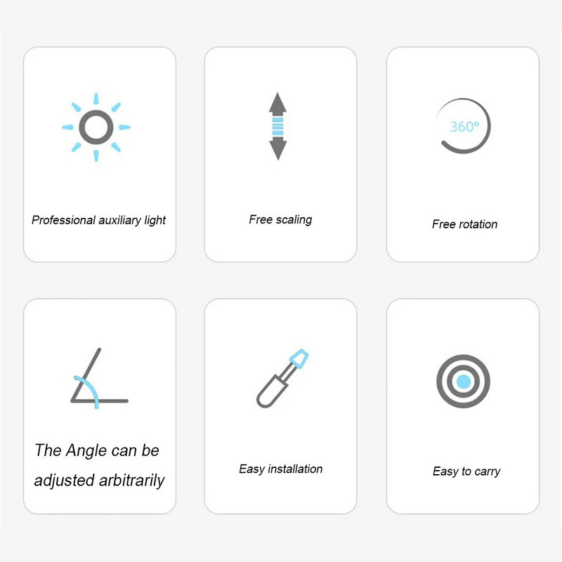 HKNZ 26CM Φωτισμός Φωτογράφησης Τηλεφώνου Δαχτυλίδι Φωτιστικό Τρίποδα Βάση Φωτογραφία Led Selfie Φωτιστικό Δαχτυλίδι Φωτιστικό Βίντεο Youtube Ζωντανά ΜΑΓΕΙΡΑΣ