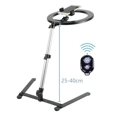 Pašbildes gredzena gaisma ar statīvu, apaļa gredzena lampa 26 cm LED gredzena gaisma tālrunim labās gaismas gaisma Foto uzņemšana Beringa gaismas apgaismojums