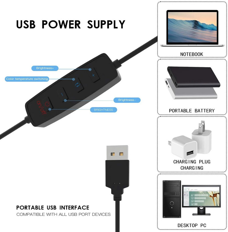 26 cm LED šviesos žiedas su trikoju, skirtas mobiliesiems palaikymui, studijos laikiklis, asmenukės žiedo šviesos ratlankis, skirtas fotografuoti Ringh Rong Lite apšvietimui