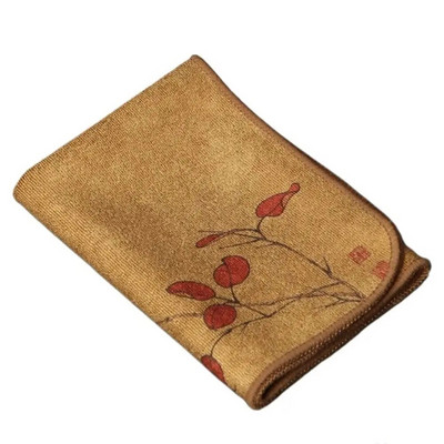 Kinietiško stiliaus Zen arbatos šluostė, puikiai sugerianti sutirštinta arbatos servetėlė 30 cm kvadratinė paprasta stalo valymo priemonė