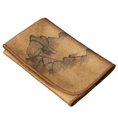 Kinietiško stiliaus Zen arbatos šluostė, puikiai sugerianti sutirštinta arbatos servetėlė 30 cm kvadratinė paprasta stalo valymo priemonė