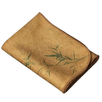 Kinietiško stiliaus Zen arbatos šluostė, puikiai sugerianti sutirštinta arbatos servetėlė 30 cm kvadratinė paprasta stalo valymo priemonė