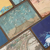 Senovinio stiliaus vandenį sugeriantis arbatos rankšluostis Kūrybiškas kinų stiliaus arbatos puodelis pagalvėlė arbatos rankšluostis Daugiafunkcinis spalvotas arbatos audinys LE779