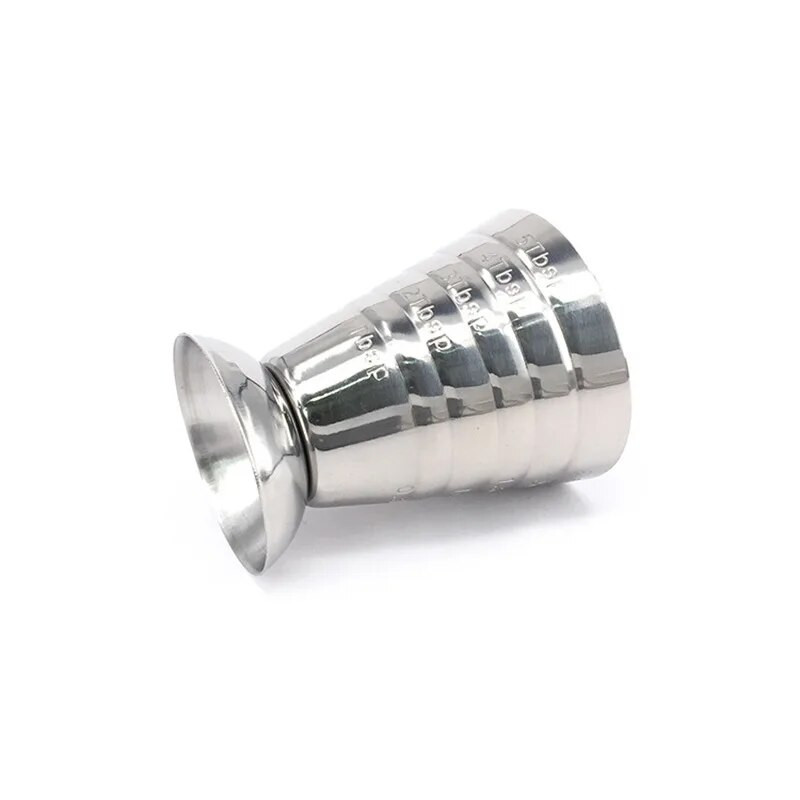 Κύπελλο μέτρησης ποτηριού κοκτέιλ, βαθμονομημένο δαχτυλίδι μέτρησης, κύπελλο ουγγιάς, 304 ανοξείδωτο ατσάλι