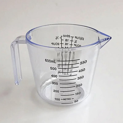Daugiafunkcis plastikinis matavimo puodelis, atsparus karščiui su skalės matavimo puodeliu virtuvės reikmenimis