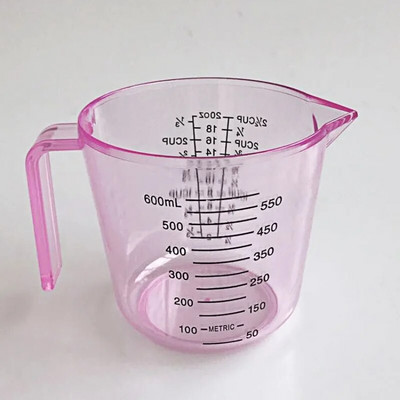 Daugiafunkcis plastikinis matavimo puodelis, atsparus karščiui su skalės matavimo puodeliu virtuvės reikmenimis