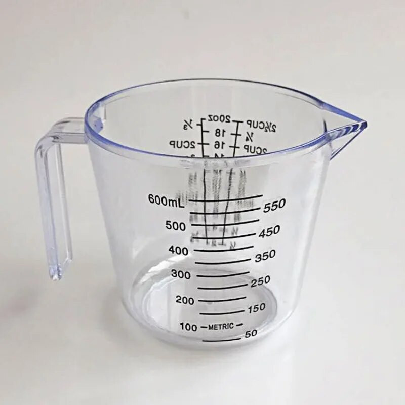Daugiafunkcis plastikinis matavimo puodelis, atsparus karščiui su skalės matavimo puodeliu virtuvės reikmenimis