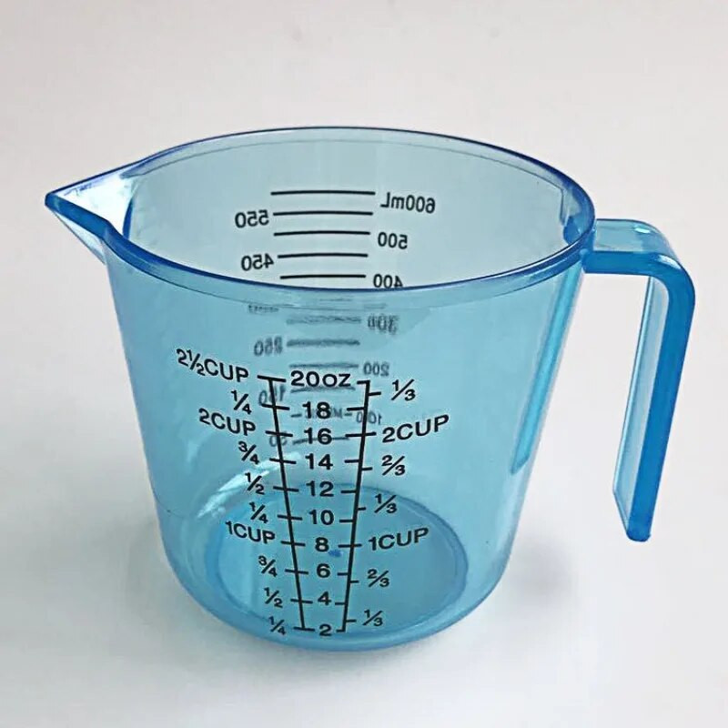 Daugiafunkcis plastikinis matavimo puodelis, atsparus karščiui su skalės matavimo puodeliu virtuvės reikmenimis