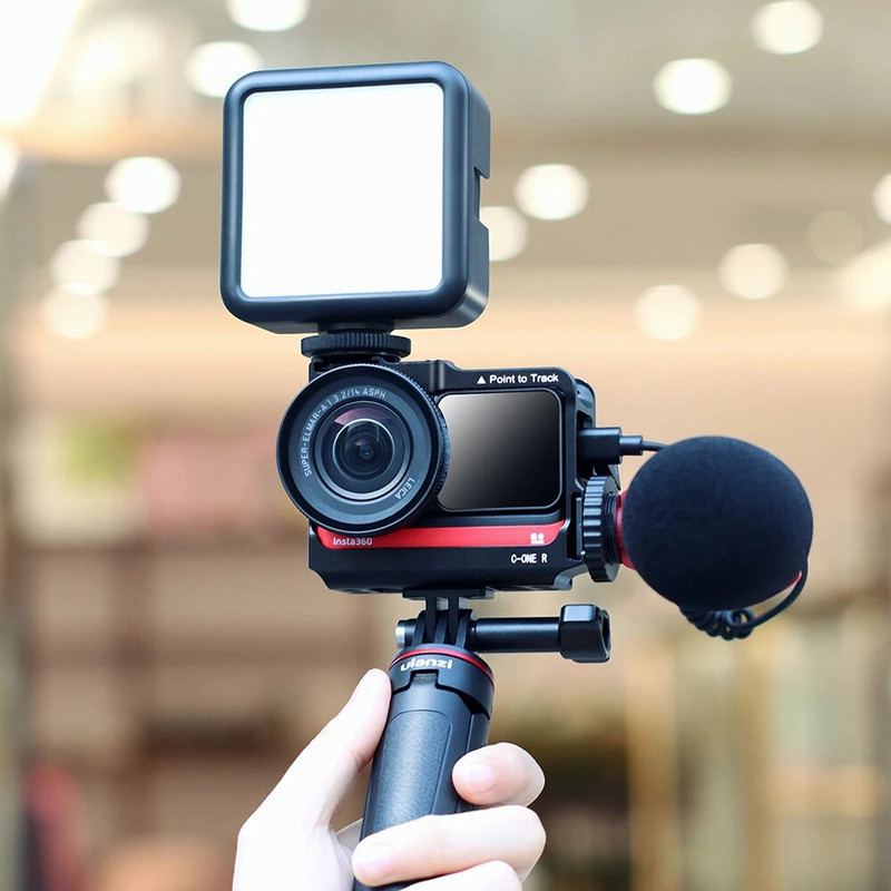 Ulanzi VIJIM VL81 3200k-5600K 850LM 6,5 W pritemdomas mini vaizdo įrašų užpildymo lemputė LED vaizdo lemputė su įmontuota 3000 mAh baterija