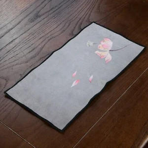 Zomšinis rankšluostis Buitinis Zen arbatos staltiesės Kilimėliai Kiniškos aukščiausios klasės servetėlės Sugeriančios valymo rankšluosčiai Kung Fu arbatos priedai