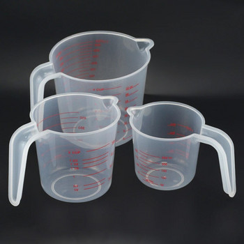 Консумативи за кухненски инструменти Качествена чаша с градуирано качество Кухненска пластмасова мерителна чаша Кана Чучур Повърхност jarra. медидора