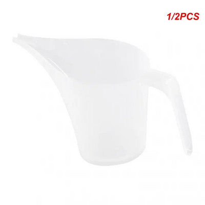 1/2PCS Пластмасова мерителна кана за накрайник Чаша за готвене Кухня Пекарна Инструмент Чайник Чаша за фуния