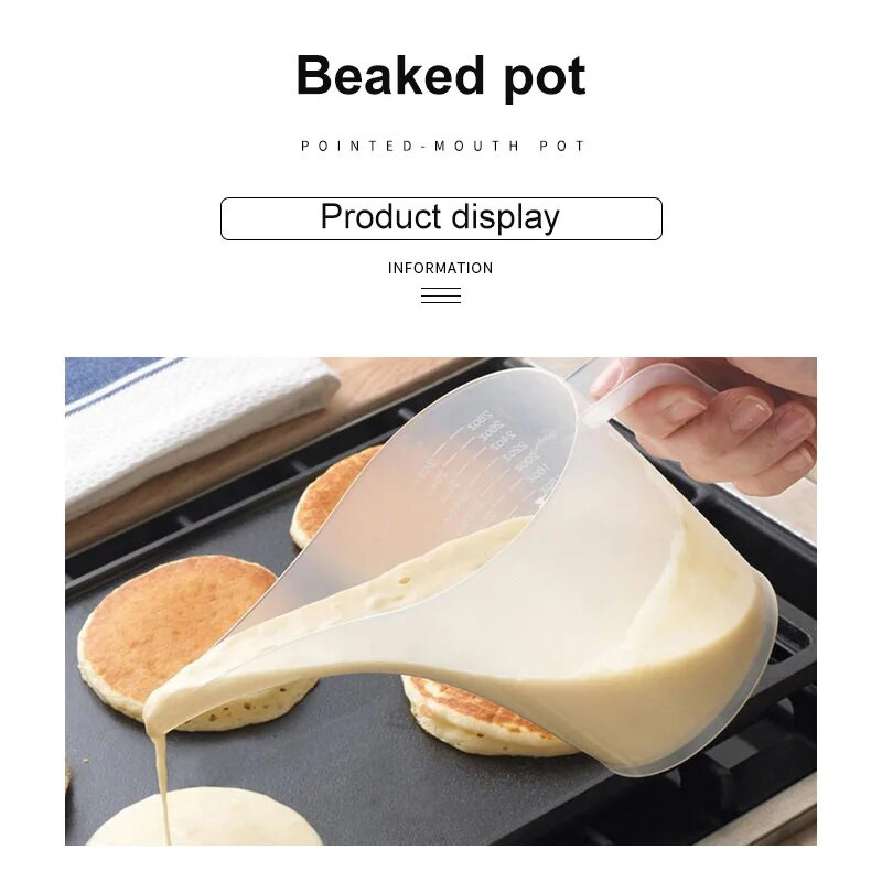 1/2 vnt. plastikinis matavimo ąsočio puodelis su antgaliu