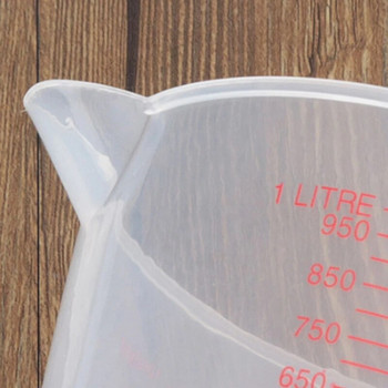 2X 1000 мл мерителна чаша инструмент за печене кухненски инструмент висококачествена пластмасова мерителна чаша инструмент чаша с везна