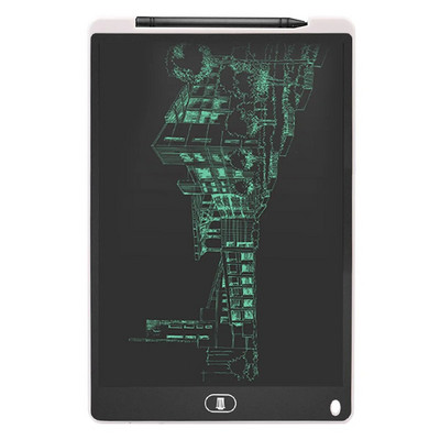 Pārnēsājams 12 collu LCD rakstāms planšetdators Pārnēsājams elektronisks planšetdatoru plates digitālie īpaši plāni zīmēšanas rokraksta paliktņi