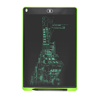 Pārnēsājams 12 collu LCD rakstāms planšetdators Pārnēsājams elektronisks planšetdatoru plates digitālie īpaši plāni zīmēšanas rokraksta paliktņi