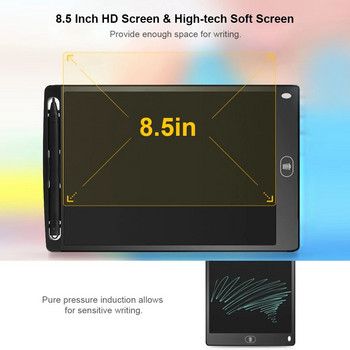 8,5-инчов LCD таблет за рисуване Преносим цифров блок Бележник за писане Електронна графична дъска Напомняне за бележки със стилус
