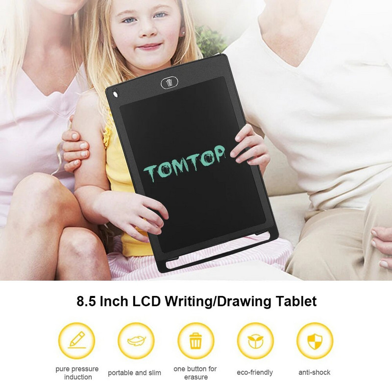 8,5 colio LCD piešimo planšetinis kompiuteris, nešiojamasis skaitmeninis bloknotas, užrašų knygelė, elektroninė grafinė lenta, priminimas su rašikliu