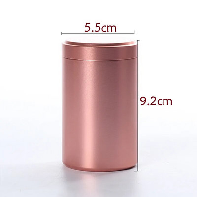Mini Metal Tea Caddy zárt tárolótartály Hordozható utazási teásdobozok teásdobozok kávédobozok konyhai fűszercukorka tégely
