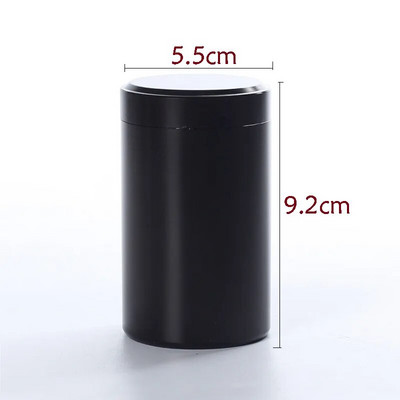 Mini Metal Tea Caddy zárt tárolótartály Hordozható utazási teásdobozok teásdobozok kávédobozok konyhai fűszercukorka tégely