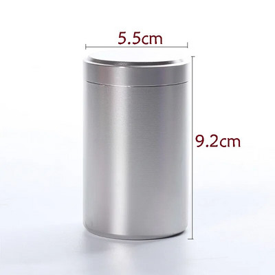 Mini Metal Tea Caddy zárt tárolótartály Hordozható utazási teásdobozok teásdobozok kávédobozok konyhai fűszercukorka tégely